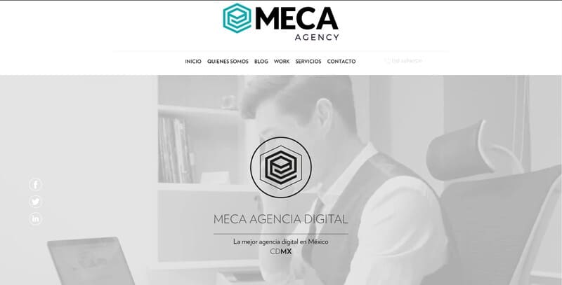 Meca agencia diseno paginas web