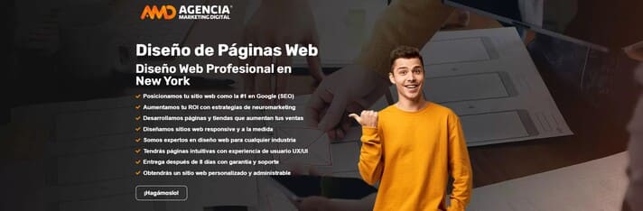 Empresa de diseño de paginas web en new york