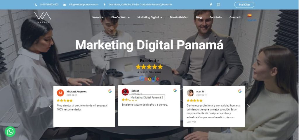 Marketing y diseño web panama empresas